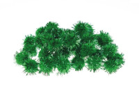 Pompony metalizowane zielone 2cm (40szt) POM25 Brewis